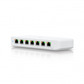 Ubiquiti Ultra 42W, Compact Layer 2, 8-port GbE PoE Switch, Versatile Mounting Options, 7 PoE/PoE+ No Power Supply, PoE++ Input USW-ULTRA