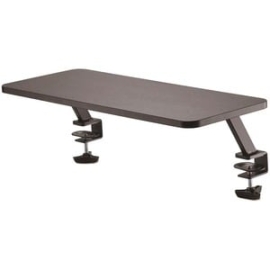 StarTech.com Monitor Riser Stand - Clamp-on Monitor Shelf For Desk - Extra Wide 25.6"/65 Cm - For Up To 34" Monitors - Black (Mnriserclmp) - 1 Display(s) Supported - 86.4 Cm (34") Screen Support - 20 Kg Load Capacity - 1 Each MNRISERCLMP