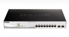 D-Link Dgs-1210-10Mp 10-Port Gigabit Websmart Poe Switch With 8 Poe Rj45 And 2 Sfp Ports. Poe