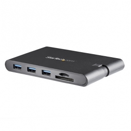 STARTECH.COM USB C MULTIPORT ADAPTER 4K HDMI/VGA - PD 3.0/3XUSB/SD/MICROSD 3 YR DKT30CHVSCPD