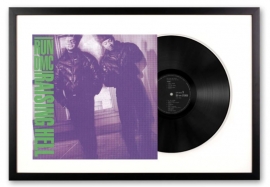 Vinyl Album Art Framed Run DMC Raising Hell SM-88985438141-FD