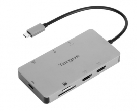 TARGUS DOCK423AU, USB-C 4K W/ 100W POWER DELIVERY PASS-THRU, 3YR WTY DOCK423AU