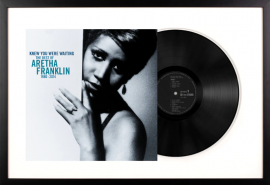Vinyl Art Framed Aretha Franklin Knew You Were Waiting: The Best of Aretha Franklin 1980-2014 - SM-19439865191-FD