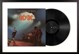 Vinyl Art Framed AC/DC Let there Be Rock - SM-5107611-FD