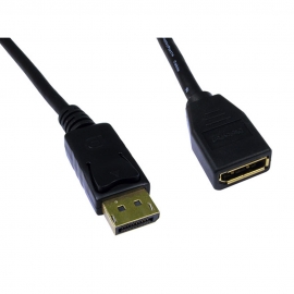 Generic Displayport Cable: Dp(m) To Dp(f) Extension 1m Support 4k And 2k @30hz Dp-dp-mf-1m-4k