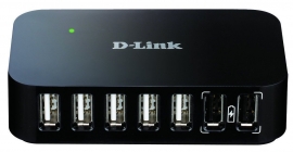 D-link Dub-h7 7 Port Usb2.0 Hub For Pc/ Imac