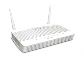 DrayTek Broadband router with 1 x GbE WAN, 4 x GbE LAN ports, SPI Firewall, 802.11ax AX3000 Wi-Fi 6, 2 x VPN tunnels including 2 x SSL-VPN, and support VigorACS 2/3 Vigor 2135ax
