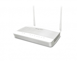 DrayTek Vigor 2767axVDSL2 35b Router with 1 x VDSL modem, 1 x 2.5GbE WAN/LAN port, 3 x GbE LAN ports, SPI Firewall, CSM, QoS, 802.11ax (WiFi 6, AX3000), 16 x VPN tunnels, and support VigorACS 3