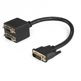 STARTECH.COM 30CM DVI-D TO 2X DVI-D DIGITAL VIDEO SPLITTER CABLE - M/F LIFETIME WARR DVISPL1DD