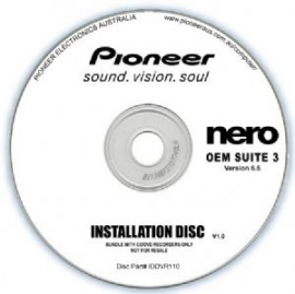 Pioneer Software Nero Suite 3 Oem - Version 6. Designed Xp Iddvr110