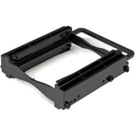 StarTech.com Dual 2.5" SSD/Hdd Mounting Bracket For 3.5" Drive Bay - Tool-Less Installation - 2-Drive Adapter Bracket For Desktop Computer - Install Two 2.5" Solid-state Drives Or Hard Drives Into A Single 3.5" Bay In A Desktop Computer - Tool-free 2-dri