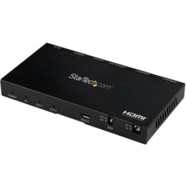StarTech.com Signal Splitter - Metal - 3840 × 2160 - 1 X HDMI In - 2 X HDMI Out ST122HD20S