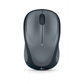 Logitech M235 Wireless Mouse Grey Contoured Design Glossy Comfort Grip Advanced Optical Tracking 1-year Battery Life 910-003384