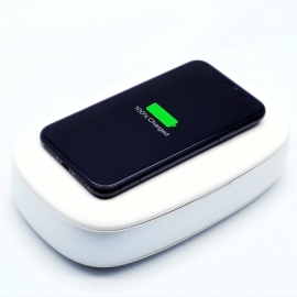 Vmax S2 3 In 1 Wireless Charger + Uv Light Sanitizer Box + Aromatherapy Diffuser Ultraviolet Sterilizer Box ELEVMXS2
