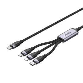 Unitek 3-in-1 Usb-c To Lightning Micro C14101AGY01-1.5M