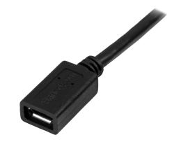 Startech 0.5M Micro USB2.0 B To Micro USB2.0 B Cable, M/F, Ltw USBUBEXT50CM