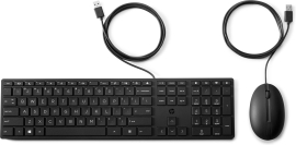 HP Wired Desktop 320MK Mouse And Keyboard -9Sr36Ut- 9SR36UT