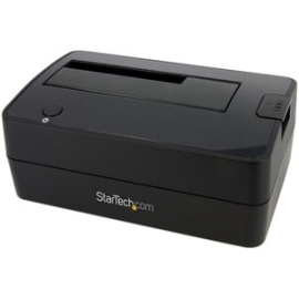 StarTech.com Single Bay USB 3.0 To Sata Hard Drive Docking Station, USB 3.0 (5 Gbps) Hard Drive Dock, External 2.5/3.5" Sata Hdd/SSD Dock - Single-bay Hard Drive Docking Station; 2.5/3.5in Sata I/Ii/Iii; USB 3.2 Gen 1 (5 Gbps) Host Connection; 4Kn; No Ca
