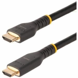 StarTech.com 7m (23ft) Active Hdmi Cable, Hdmi 2.0 4K 60Hz Uhd, Rugged Hdmi Cord W/ Aramid Fiber, Heavy-Duty High Speed Hdmi 2.0 Cable - 23ft Active Hdmi 2.0 Cable With Ethernet Supports 4K 60Hz - Built-in Amplifier - Directional Cable With Source/displa