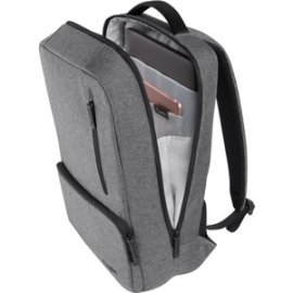 Belkin Classic Pro Carrying Case (Backpack) For 39.6 Cm (15.6") Acer, Samsung, Google, HP, Apple, Lenovo, Nokia, Microsoft IPad (5th Generation), IPad Air, IPad Mini, IPad Pro Notebook, Chromebook - Heather Gray, Black - Scratch Resistant - Handle, Shoul