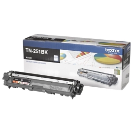 Brother Tn-251Bk Black Toner Cartridge To Suit Hl-3150Cdn/3170Cdw/Mfc-9140Cdn/9330Cdw/9335Cdw/9340Cdw /Dcp-9015Cdw (2,500 Pages) TN-251BK