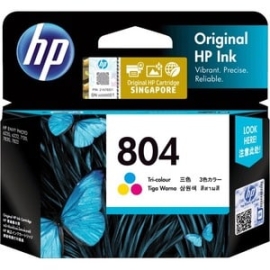 HP 804 Tri-color Original Ink Cartridge T6N09AA