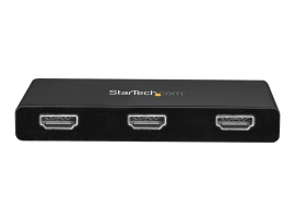 Startech.Com USB-C Multiport Adapter, 4K, HDMI(3), Triple Display, Windows, 3YR MSTCDP123HD