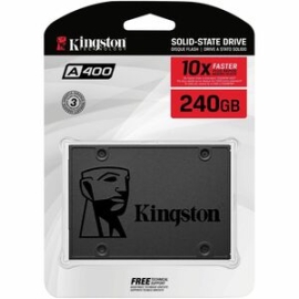 Kingston A400 240 Gb Solid State Drive - 2.5" Internal - Sata (Sata/600) - Desktop Pc, Notebook Device Supported - 500 MB/s Maximum Read Transfer Rate - 1 SA400S37/240G