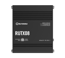 Teltonika RUTX08 Industrial Ethernet Router, Next Gen Vpn Router For Professional Applications, Quad-Core Cpu, 256 Mb Ram, Psu Included RUTX08000400