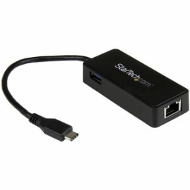 StarTech.com USB-C To Ethernet Gigabit Adapter - Thunderbolt 3 Compatible - USB Type C Network Adapter - USB C Ethernet Adapter - USB 3.1 Asix - AX88179 - 1 Port(s) - 1 - Twisted Pair US1GC301AU