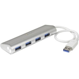 StarTech.com 4-Port USB Hub, USB A To 4x USB-A Ports, USB 5Gbps, Bus-Powered, Portable Laptop USB 3.0 Hub - Bus-powered USB 3.2 Gen 1 (5Gbps) Expansion Hub - USB To 4x USB-A Ports - Supports Windows, MacOS, Linux, ChromeOS, Android - Add 4x USB-A Ports F