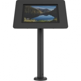 Rise The New Kiosk Stand With Vesa Mount Flip&Swivel With Cable Management - 40 Cm Height Black TCDP02