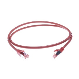 50m CAT6A S/Ftp Lszh Ethernet Network Cable | Red 004.100.1050