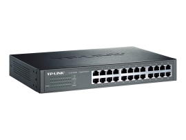 Tp-Link 24-Port Unmanaged Gigabit Desktop/Rackmount Switch, Metal Case, 5YR TL-SG1024D