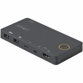 StarTech.com SV221HUC4K Kvm Switchbox - 2 Computer(s) - 1 Local User(s) - 3840 X 2160 - 4 X USB - USB 2.0 - 2 X Hdmi SV221HUC4K