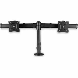 StarTech.com Desk-Mount Dual-Monitor Arm, For Up To 27"(17.6lb/8kg) Monitors, Low Profile Design, Clamp/Grommet Mount, Dual Monitor Mount - Height Adjustable - 2 Display(s) Supported - 68.6 Cm (27") Screen Support - 16 Kg Load Capacity - 75 X 75, 100 X 1