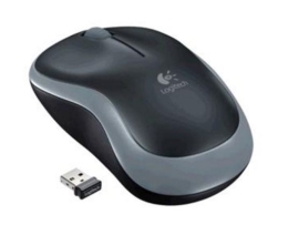 Logitech M185 Wireless Mouse Nano Receiver Grey 1-year Battery Life Logitech Advanced 2.4 GHz Wireless Connectivity 910-002255
