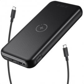 Choetech B650-Cc Power Bank 10000mAh With Wireles Power Bank (Black) ELECHOB650CC