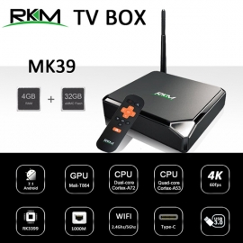 Rkm Mk39 Tv Box With Soc Hexa Core Rk3399 And Android 7.1 Elerkmmk39