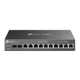 TP-Link Omada Gigabit VPN Router with PoE+ Ports and Controller Ability, 2 Gigabit SFP WAN/LAN Port, 1 Gigabit RJ45 WAN Port, 1 Gigabit RJ45 WAN/LAN Port ER7212PC