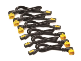APC (Ap8704R-Ww) Power Cord Kit (6 Ea), Locking, C13 To C14 (90 Degree), 1.2M AP8704R-WW
