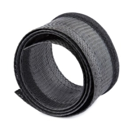 StarTech.com 10ft (3m) Cable Management Sleeve, Braided Mesh Wire Wraps/Floor Cable Covers, Computer Cable Manager/Cord Concealer - Cable Sleeve - 3 M Length - Polyester Wkstncmflx
