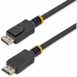 StarTech.com 10ft (3m) DisplayPort 1.2 Cable, 4K X 2K UHD Vesa Certified DisplayPort Cable, DP Cable/Cord For Monitor, W/ Latches - 10ft/3m Vesa Certified DisplayPort V1.2 Cable; 4Kx2K(3840x2400 60Hz)/21.6 Gbps Bandwidth/HBR2/8Ch Audio/MST - Durable Pvc