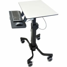 TeachWell Mobile Digital Workspace Teaching Desk & Av Hub (Graphite Grey) 24-220-055