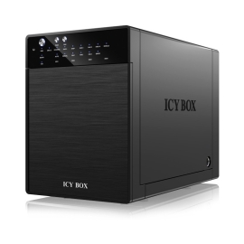 Icy Box External 4 Bay Raid System For 3.5" Sata I / Ii / Iii Hard Disks With USB 3.0 And Esata (Ib-Rd3640Su3) HDDICYRD3640SU3