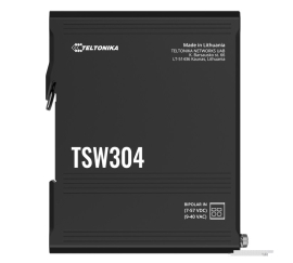 Teltonika TSW304 Din Rail Ethernet Switch, 4x Gigabit Ethernet With Speeds Of Up To 1000 Mbps, Wide Range Of Voltages, Psu Excluded TSW304000000/TSW304000010