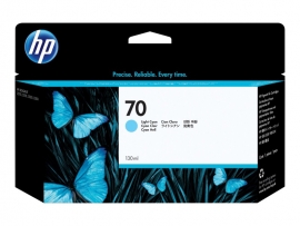 HP 70 130-ML LIGHT CYAN INK CARTRIDGE - Z2100/3100/Z5200/Z3200 C9390A
