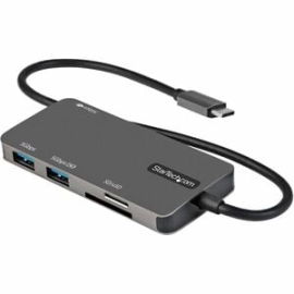 StarTech.com USB Type C Docking Station For Tablet, Monitor, Notebook - 100 W - Portable - 1 Displays Supported - 4K - 3840 X 2160, 3440 X 1440 - 3 X USB Ports - 2 X USB Type-A Ports - USB Type-A - 1 X USB Type-C Ports - USB Type-C - Hdmi - Wired - Mac O