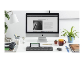 Logitech K580 Wireless Keyboard,Multi Device,Unifying Receiver,Bt,Graphite-1Yr 920-009210