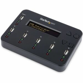 StarTech.com Standalone 1 To 5 USB Thumb Drive Duplicator/Eraser, USB Flash Drive Copier/Cloner, Sector-by-Sector Copy, Sanitizer, Taa - 1 To 5 Standalone USB Flash Drive Duplicator/Eraser, Cloner/Sanitizer; Supports USB 3.0/2.0 Thumb Drives; Up To 1.5 G